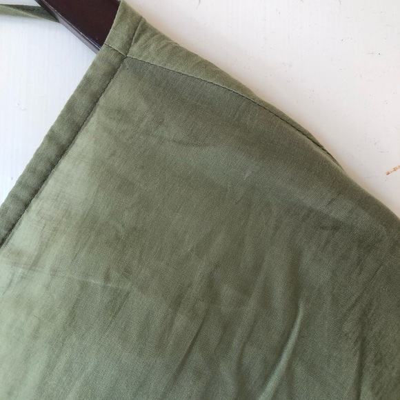 Anthropologie x Faithfull the Brand Sage Green Cedric Jumpsuit 8 NWT large - Picture 9 of 11